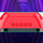Altoparlante Bluetooth 2x5W Radio FM/USB/SD rosso KK-3204 F2645