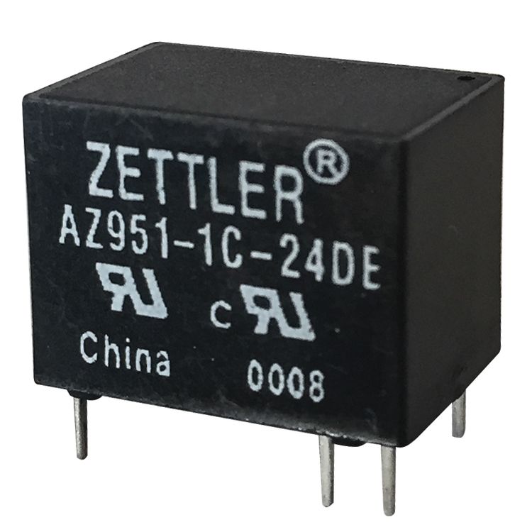 Relè elettromeccanico SPDT 24V Zettler AZ951-1C-24DE