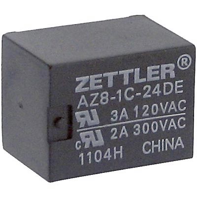 Relè elettromeccanico Zettler AZ8-1C-24DE 24V SPDT