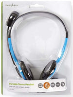 Cuffie per PC 2 connettori jack 3.5mm Blu