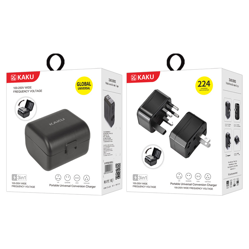 Adattatore da viaggio KSC-174 per prese elettriche Europa America Inghilterra