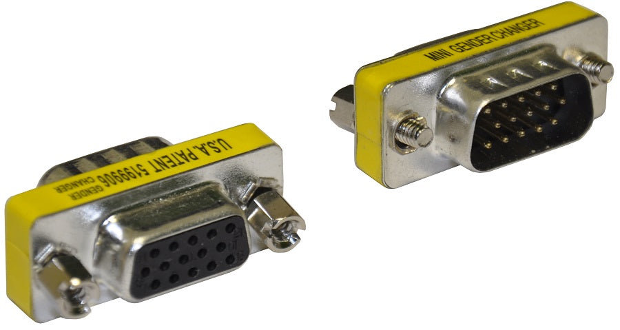 Adattatore VGA maschio-femmina a 15 pin in metallo