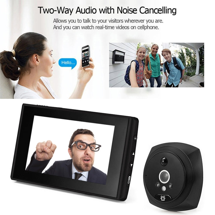 Campanello video smart con schermo LCD 4,5" 1080P HD