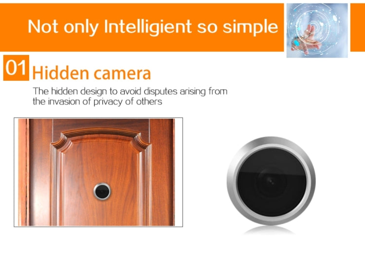 Spioncino digitale con schermo HD da 3 pollici e fotocamera 1 MP - immagine 11