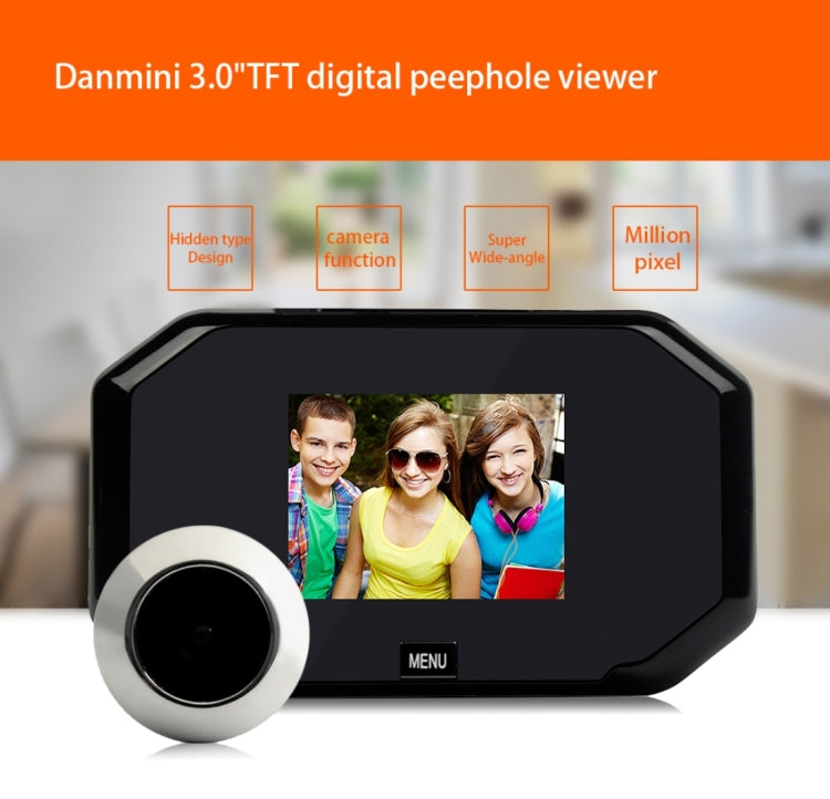 Spioncino digitale con schermo HD da 3 pollici e fotocamera 1 MP - immagine 8
