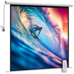Projector screen 189.5 x 189.5 cm (92 inches) 1:1 HD 4K roll-up screen for home cinema and office presentations, 92 inches