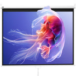 Projector screen 244 x 183 cm (120 inches) 4:3/16:9 Manual projection screen for home cinema