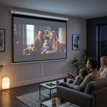 Projector screen 244 x 183 cm (120 inches) 4:3/16:9 Manual projection screen for home cinema