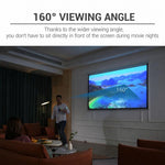 Projector screen 244 x 183 cm (120 inches) 4:3/16:9 Manual projection screen for home cinema