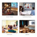 Projector screen 244 x 183 cm (120 inches) 4:3/16:9 Manual projection screen for home cinema