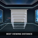 Projector screen 244 x 183 cm (120 inches) 4:3/16:9 Manual projection screen for home cinema