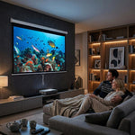 Projector screen 244 x 183 cm (120 inches) 4:3/16:9 Manual projection screen for home cinema