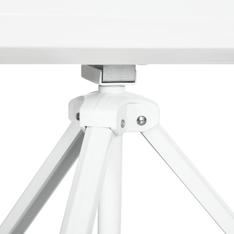 84 inch Projector Screen With Adjustable Tripod, 160 Degree Viewing Angle, 200 x 8 x 118cm, White
