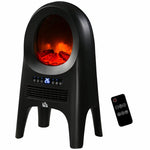 Termoventilatore con 3 modalità di riscaldamento e 3 livelli di temperatura regolabili, 33,7 x 25,5 x 60,4 cm, nero