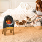 Termoventilatore con 3 modalità di riscaldamento e 3 livelli di temperatura regolabili, 33,7 x 25,5 x 60,4 cm, nero