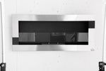 Stainless Steel Bioethanol Fireplace, 2.5-Hour Burn Time with 1.5L Tank and 20 m2 Coverage, 90x16x40 cm, Silver