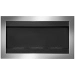 Stainless Steel Wall-Mounted Bioethanol Fireplace with 3 Burners
