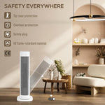 Low Consumption 2000W Electric Heater with 3 Modes, Adjustable Thermostat, Tip-Over and Overheating Protection