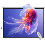 Projector screen, 100-inch, 4:3, 203 x 152 cm, white