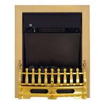 Caminetto elettrico dorato con fiamma LED, 1000/2000 W - immagine 12