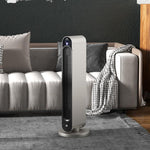 Oscillating fan heater 1100/2200 W – mini PTC ceramic heater – remote control included – supplemental heater