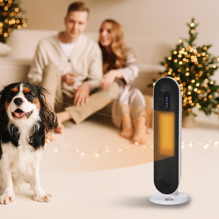 1200/2000W oscillating fan heater – mini PTC ceramic heater – remote control included – supplemental heater