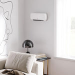 2000W Wall-Mounted Fan Heater with Remote Control, 2 Heating Modes, LED Display, and 12-Hour Timer for Bathrooms