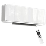 2000W Wall-Mounted Low-Energy Electric Heater with 3 Modes, LED Display, Thermostat, Timer, and Glass Panel