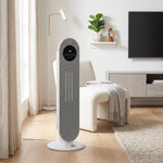 PTC Ceramic Electric Heater 1300/2000W with Remote Control 15–40 °C 45° Oscillation 12H Timer White