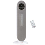 PTC Ceramic Electric Heater 1300/2000W with Remote Control 15–40 °C 45° Oscillation 12H Timer White