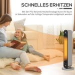Electric heater, 3 modes, 12-hour timer, LED display, oscillation function