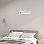 Wall-Mounted Bathroom Heater 1000W/2000W with Remote Control, LED Display, 12-Hour Timer, and Thermostat – White