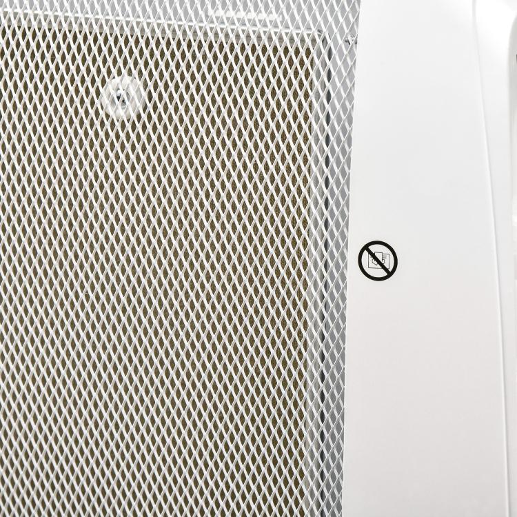 1000W/2000W Electric Mica Heater with 2 Power Levels for 15–20 square meter – 79 x 27 x 54 cm – White