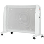 1000W/2000W Electric Mica Heater with 2 Power Levels for 15–20 square meter – 79 x 27 x 54 cm – White