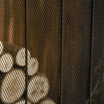 Fireplace Protection Screen – Large Fire Guard for Fireplace or Stove – Spark Guard – Safety Barrier – 3-Panel Folding Design – Black Steel
