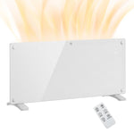2000W Convection Heater with Adjustable Temperature, Remote Control, and Timer, 87x21.5x44.5 cm, White