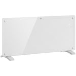 2000W Convection Heater with Adjustable Temperature, Remote Control, and Timer, 87x21.5x44.5 cm, White