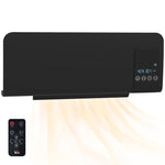 2000W Wall-Mounted Ceramic Fan Heater – Black (for Office)