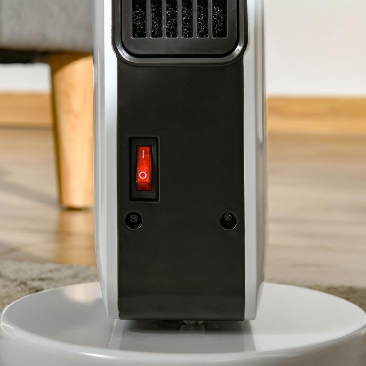 Termoventilatore ceramico 2200 W con oscillazione a 65° e telecomando - immagine 11