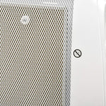 1000W/2000W Electric Mica Heater with Adjustable Thermostat, 4 Wheels, 15–20 square meter, White