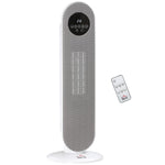 2000W Fan Heater, PTC Ceramic Electric Heater with Remote Control, Oscillation, 12-Hour Timer