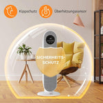2000W Fan Heater, PTC Ceramic Electric Heater with Remote Control, Oscillation, 12-Hour Timer