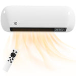 Termoventilatore ceramico da parete 2000 W con termostato e timer - immagine 2
