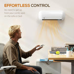 Termoventilatore ceramico da parete 2000 W con termostato e timer - immagine 10
