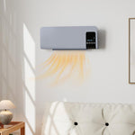 2000W Wall Mounted Heater, 18-45 DegreesC Temperature, Grey