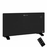 2000W Electric Convector Heater, Freestanding or Wall Mounted, Space Heater with Adjustable Thermostat, Timer, Black