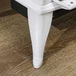 1kW-2kW Vintage Electric Fireplace Heater - White