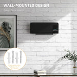 2000W Wall Mounted Heater, 18-45 DegreesC Temperature, Black