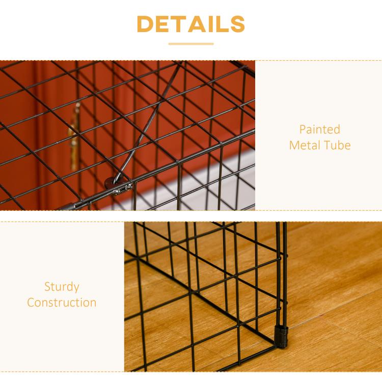 Extendable Fire Guard Screen, Freestanding Fire Screen Spark Guard, Folding Fireplace Cover, Wire Mesh, Child & Pet Safety Barrier for Fireplaces, 81.5-160cm, Black