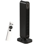 2000W Ceramic Electric Heater with Fan, Timer, Oscillation - Black